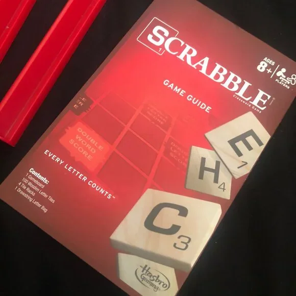 Scrabble Game Deluxe Edition Rotating Board Game & Carry Case - Picture 6 of 15